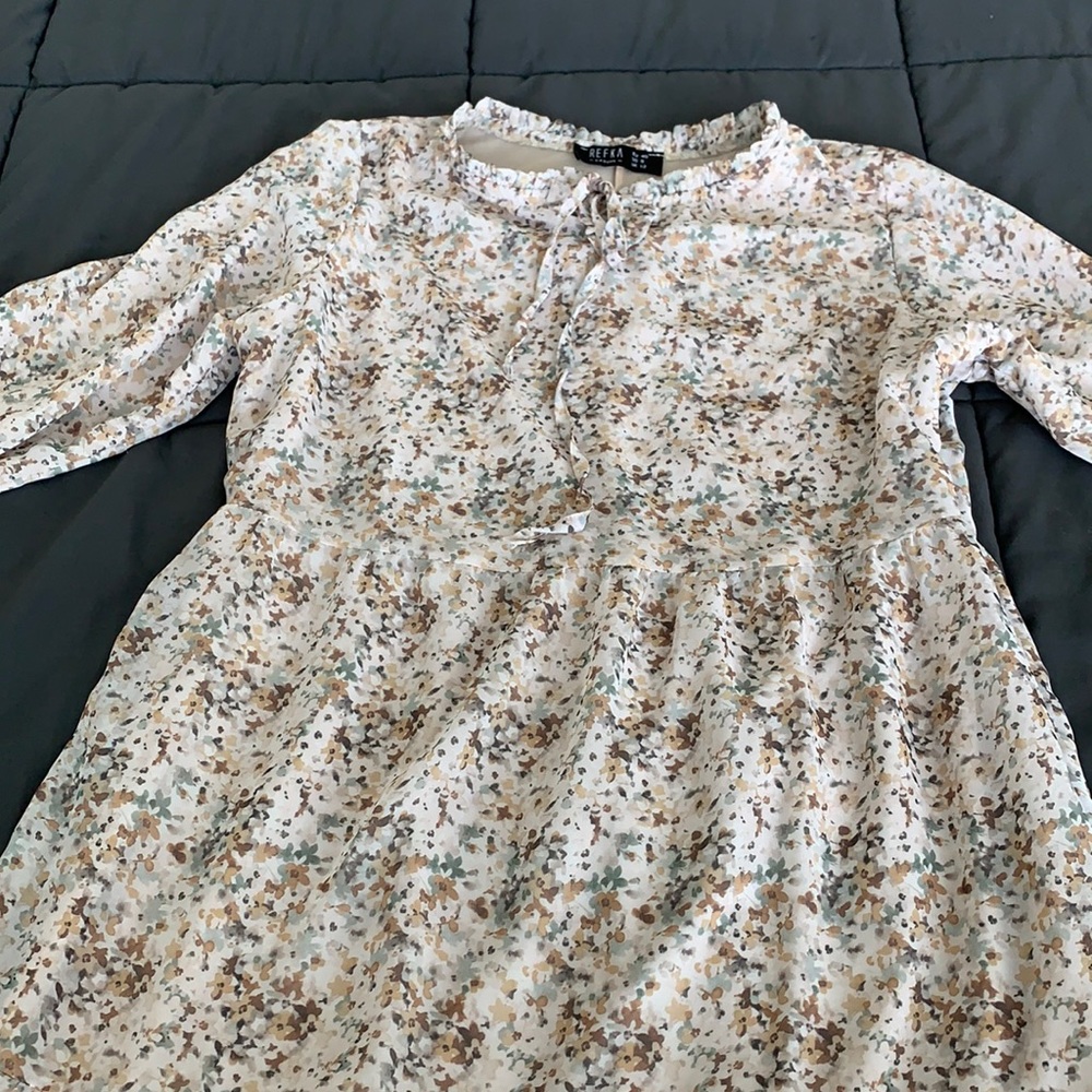 Floral print dress